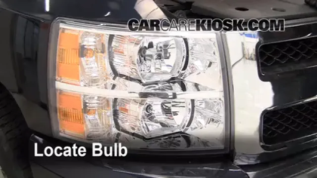 2008 Chevrolet Silverado 1500 LT 5.3L V8 Extended Cab Pickup (4 Door) Éclairage Feux de route (remplacer l'ampoule)
